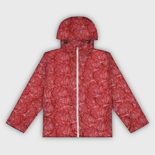 Женская ветровка Деловая Колбаса Салями / 3D-Белый – фото 1