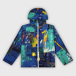 Ветровка с капюшоном женская КРАСКА PAINT, цвет: 3D-белый