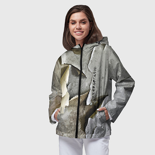 Женская ветровка Underground 2057 / 3D-Черный – фото 3