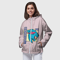 Ветровка с капюшоном женская Mr Beast Japan Full Print, цвет: 3D-белый — фото 2