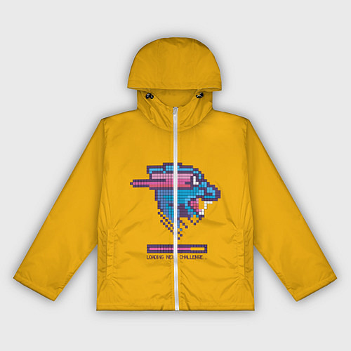 Женская ветровка Mr Beast Pixel Art / 3D-Белый – фото 1