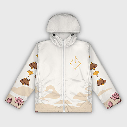 Женская ветровка ДЖУН ЛИ МОТИВЫ ГЕО АРХОНТ / 3D-Белый – фото 1