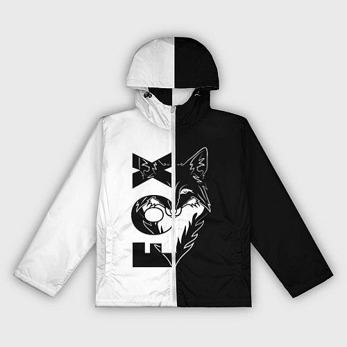 Женская ветровка FOX Лис / 3D-Белый – фото 1
