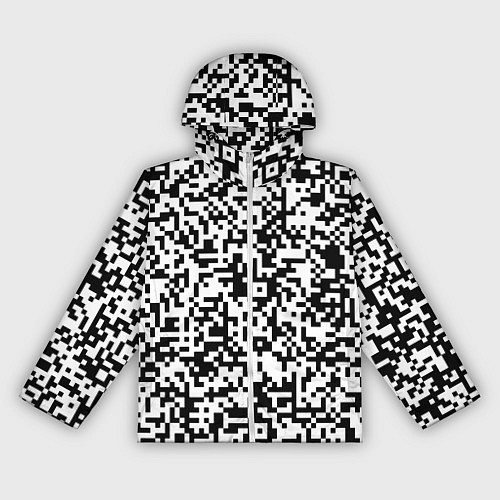 Женская ветровка Стиль QR код / 3D-Белый – фото 1