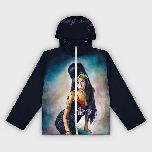 Женская ветровка Amy Jade Winehouse / 3D-Белый – фото 1