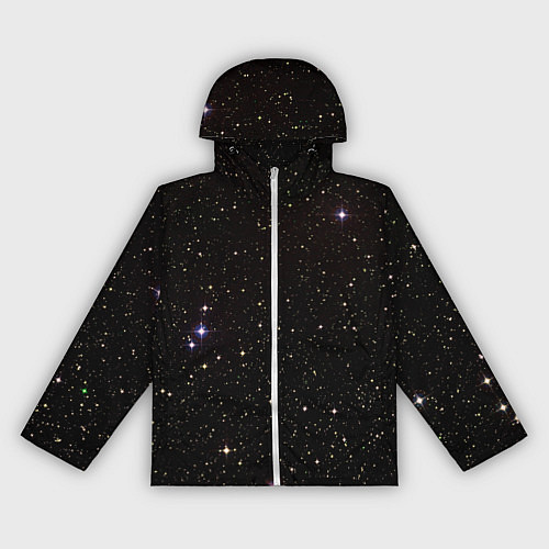 Женская ветровка Ночное звездное небо / 3D-Белый – фото 1