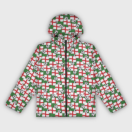 Женская ветровка Англия футбол / 3D-Черный – фото 1