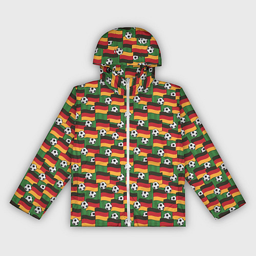 Женская ветровка Германия футбол / 3D-Белый – фото 1