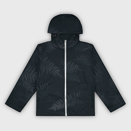 Женская ветровка Влажный Папоротник / 3D-Белый – фото 1