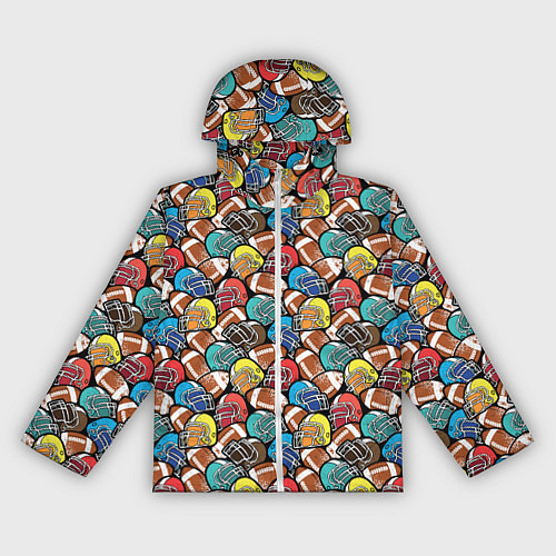 Женская ветровка Американский Футбол American Football / 3D-Белый – фото 1