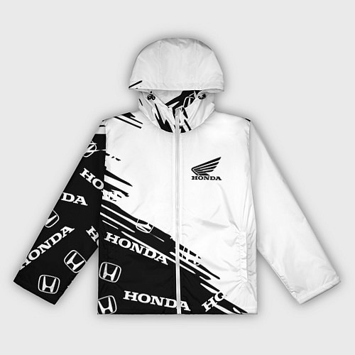 Женская ветровка Honda sport pattern / 3D-Белый – фото 1