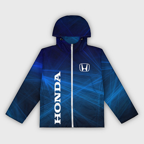 Женская ветровка Honda - Blue / 3D-Белый – фото 1