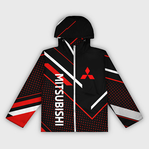 Женская ветровка Митсубиси, Mitsubishi Спорт / 3D-Белый – фото 1