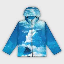 Ветровка с капюшоном женская Let your dreams come true, цвет: 3D-черный