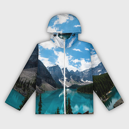 Женская ветровка КанадаБанф / 3D-Белый – фото 1