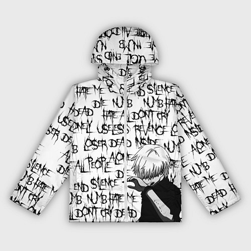 Женская ветровка DEAD INSIDE 1000-7 / 3D-Белый – фото 1