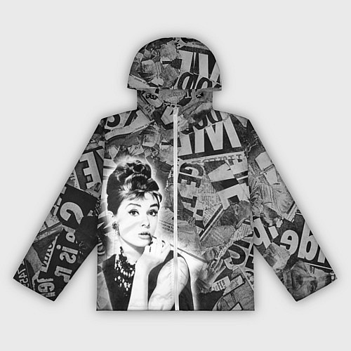 Женская ветровка Одри Хепберн Завтрак и Тиффани / 3D-Белый – фото 1