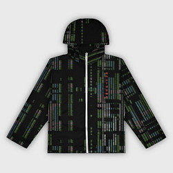 Ветровка с капюшоном женская Shutdown, цвет: 3D-белый