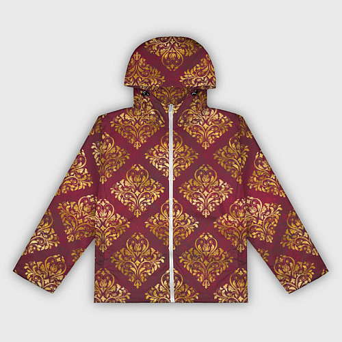 Женская ветровка Классические золотые узоры / 3D-Белый – фото 1