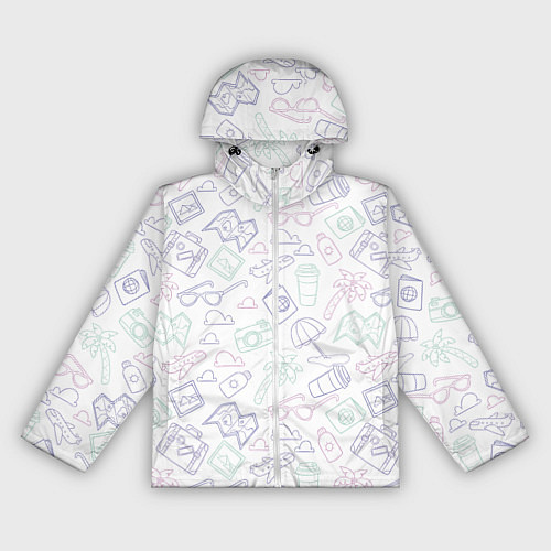 Женская ветровка Все! Еду в отпуск! / 3D-Белый – фото 1