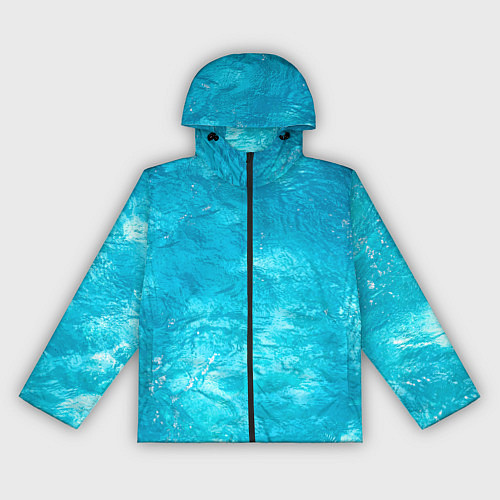 Женская ветровка Голубой океан Голубая вода / 3D-Черный – фото 1