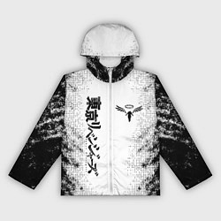 Ветровка с капюшоном женская Токийские мстители Tokyo Revengers logo, цвет: 3D-белый