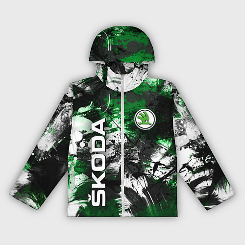 Женская ветровка Skoda Sport Style Шкода / 3D-Белый – фото 1