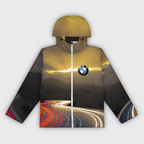Женская ветровка BMW Night route / 3D-Белый – фото 1