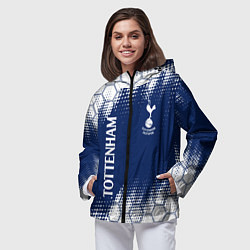 Ветровка с капюшоном женская TOTTENHAM HOTSPUR Тоттенхэм, цвет: 3D-черный — фото 2