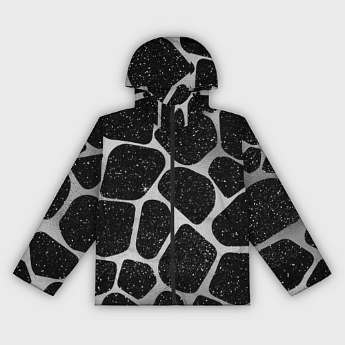 Женская ветровка Глиттер И Серебро / 3D-Черный – фото 1