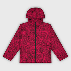 Ветровка с капюшоном женская Иллюзия!, цвет: 3D-черный