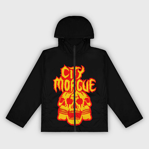 Женская ветровка ZillaKami x SosMula City Morgue Черепа / 3D-Черный – фото 1