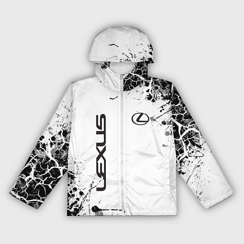 Женская ветровка Lexus texture Трещины / 3D-Белый – фото 1