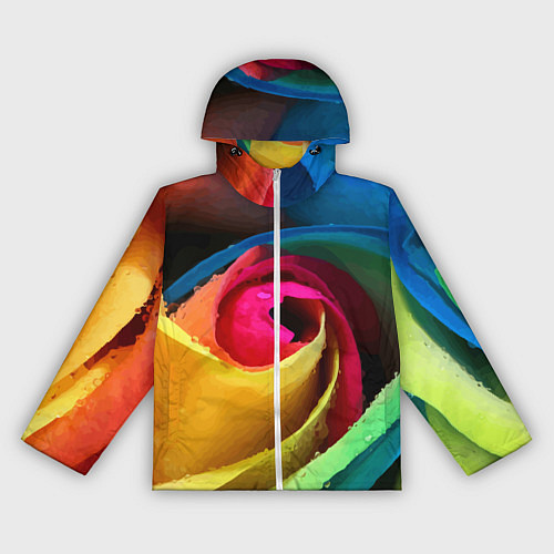 Женская ветровка Роза fashion 2022 / 3D-Белый – фото 1