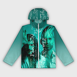 Ветровка с капюшоном женская Placebo - turquoise, цвет: 3D-белый