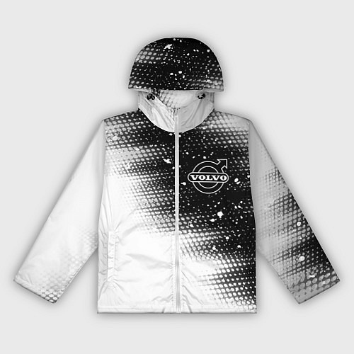 Женская ветровка VOLVO Абстракция / 3D-Белый – фото 1