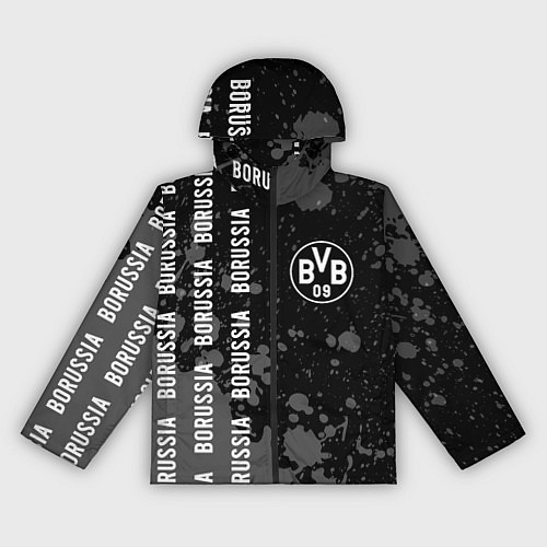 Женская ветровка BORUSSIA Брызги / 3D-Черный – фото 1