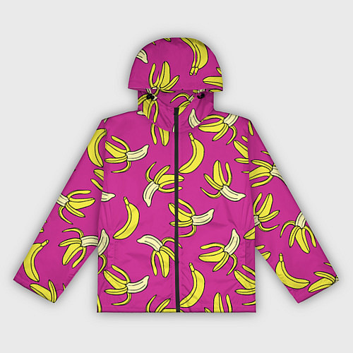 Женская ветровка Banana pattern Summer Color / 3D-Черный – фото 1