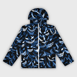 Ветровка с капюшоном женская Drain monsters, цвет: 3D-белый