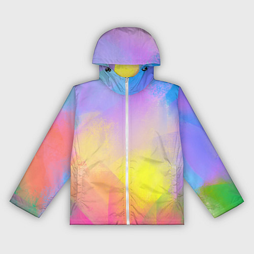 Женская ветровка Красочный неон / 3D-Белый – фото 1