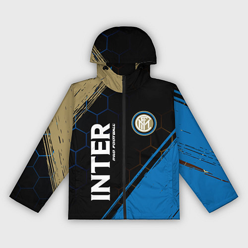 Женская ветровка INTER Pro Football Краска / 3D-Черный – фото 1