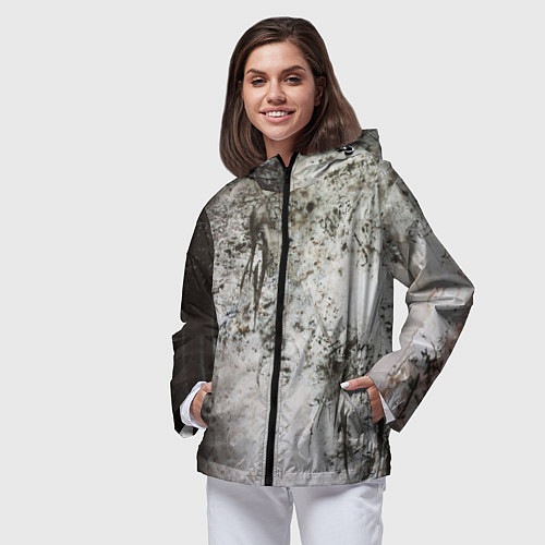 Женская ветровка В густом тумане / 3D-Черный – фото 3