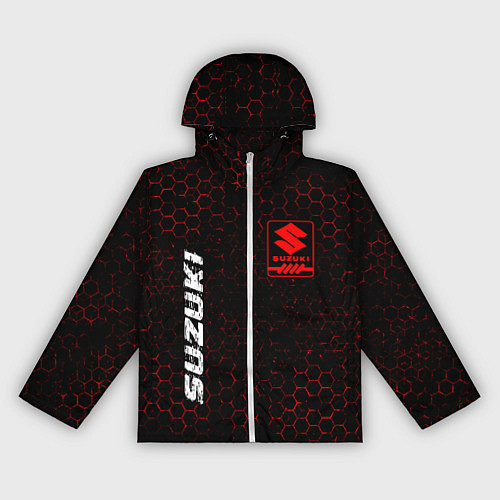 Женская ветровка SUZUKI Suzuki Графика / 3D-Белый – фото 1