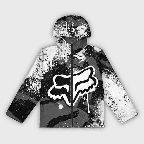 Женская ветровка FOX RACING - МОТОКРОСС БРЫЗГИ / 3D-Черный – фото 1