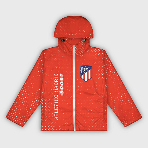 Женская ветровка АТЛЕТИКО Atletico Madrid Sport Гранж / 3D-Белый – фото 1