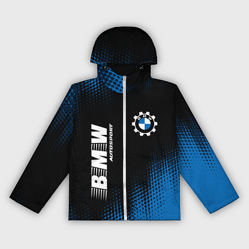 Женская ветровка BMW BMW Autosport Абстракция / 3D-Белый – фото 1