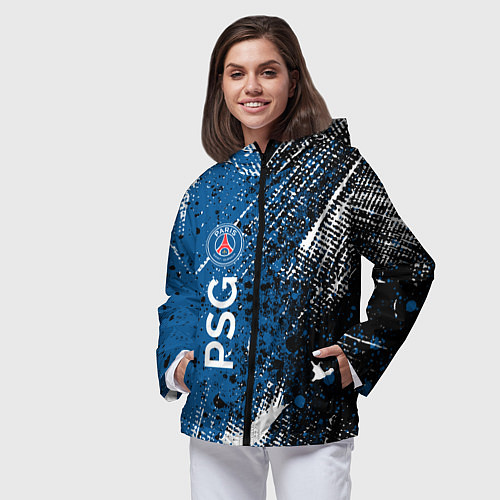 Женская ветровка Псж краска / 3D-Черный – фото 3