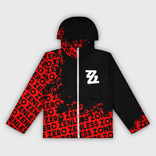 Женская ветровка Zenless Zone Zero капля арт / 3D-Белый – фото 1