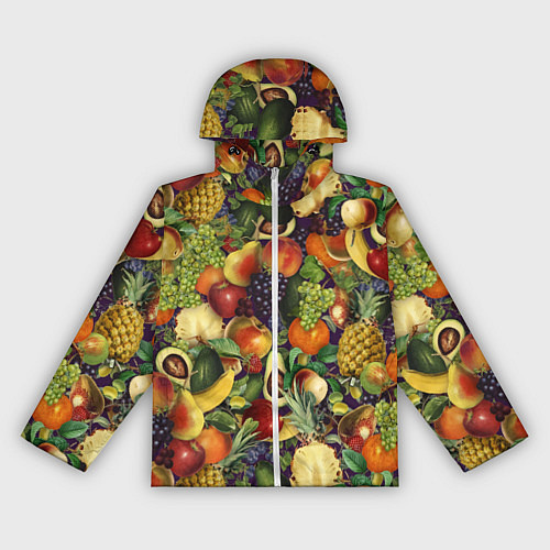 Женская ветровка Вкусные Летние Фрукты / 3D-Белый – фото 1