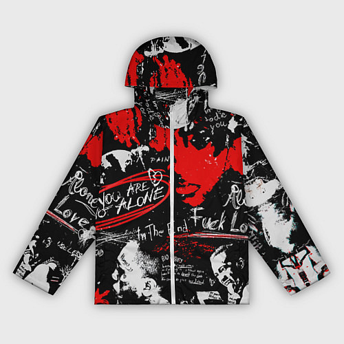 Женская ветровка XXXTENTACION YOU ARE NOT ALONE / 3D-Белый – фото 1
